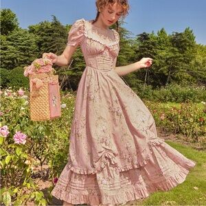 NWT LaceMade Rose Rubus Corset Dress sz S